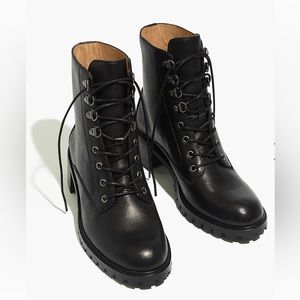 ✨Madewell Julien Lace Up Boots✨ Like New!